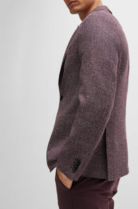 Veste de costume Hanry en laine - Open Red
