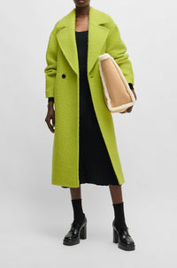 Manteau Manea en laine - Bright Yellow