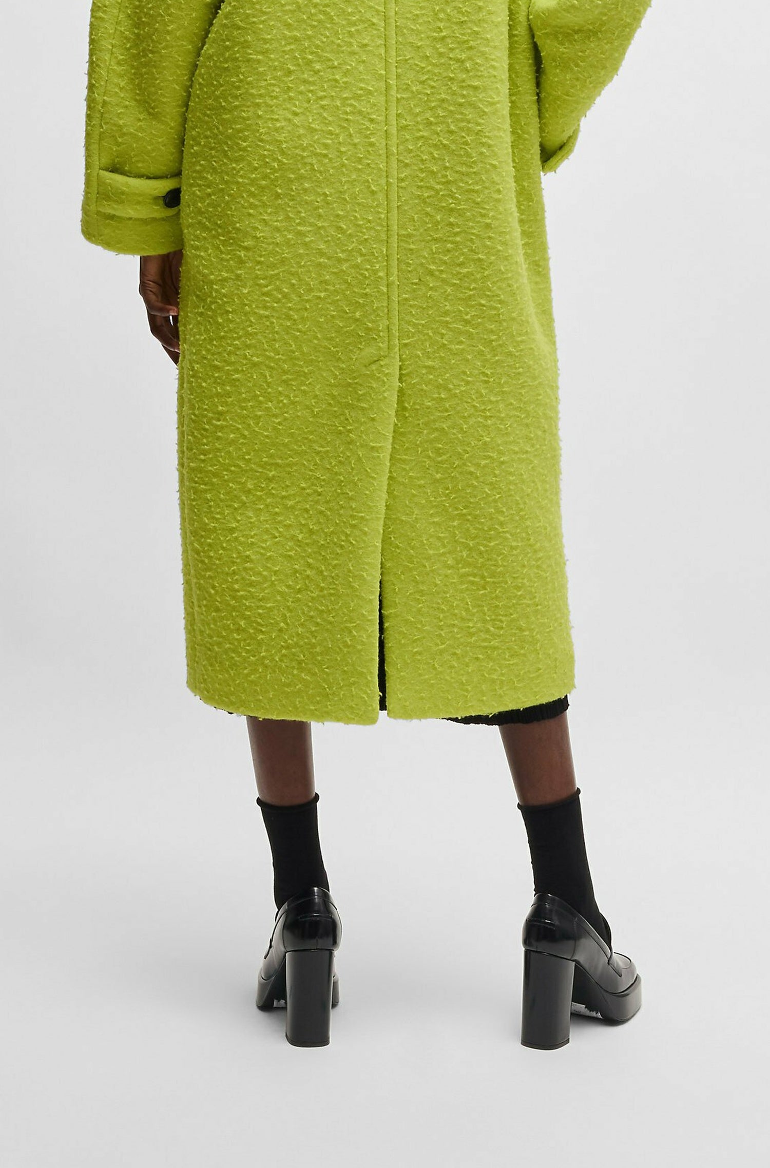 Manteau Manea en laine - Bright Yellow