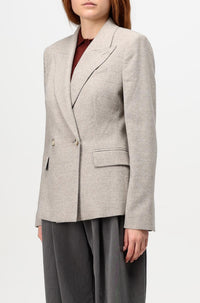 Blazer Jia en laine - Open Grey