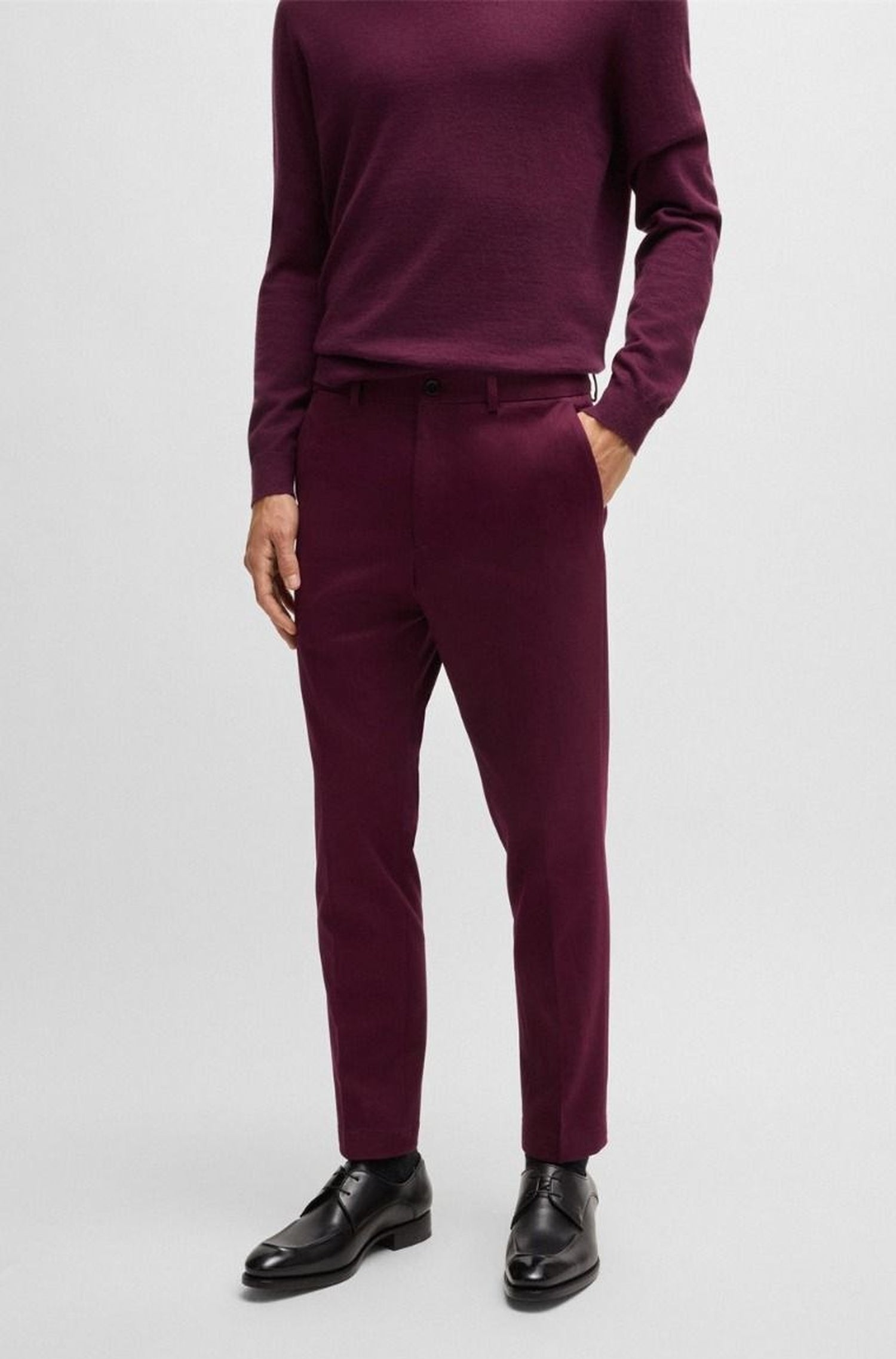 Kaiton Trousers - Dark Purple