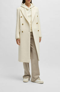 Manteau Callaf en laine - Open White