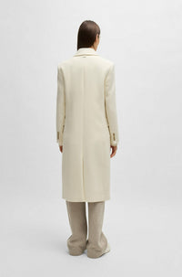 Manteau Callaf en laine - Open White