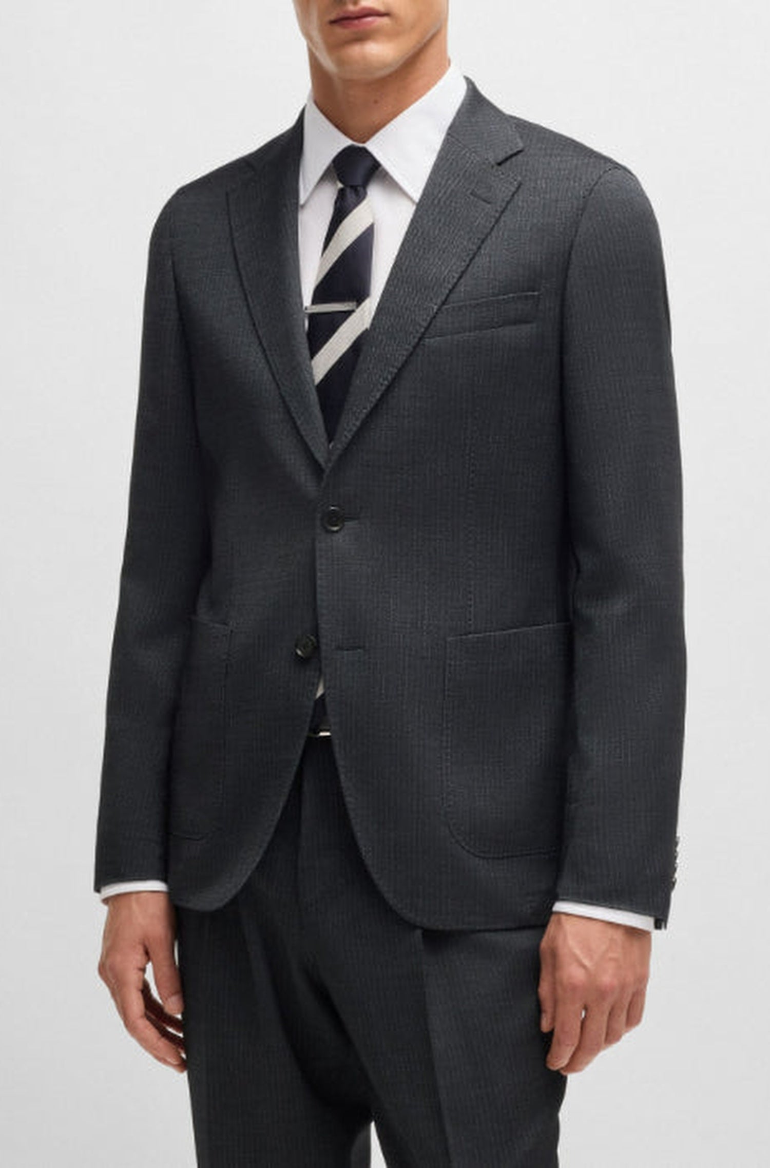 Costume Heston en laine - Black