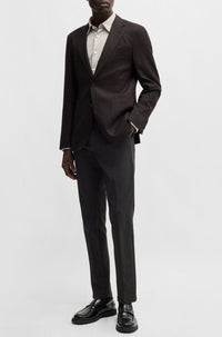 Veste de costume Heston en laine - Dark Purple