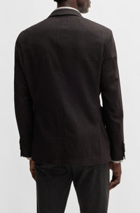 Veste de costume Heston en laine - Dark Purple