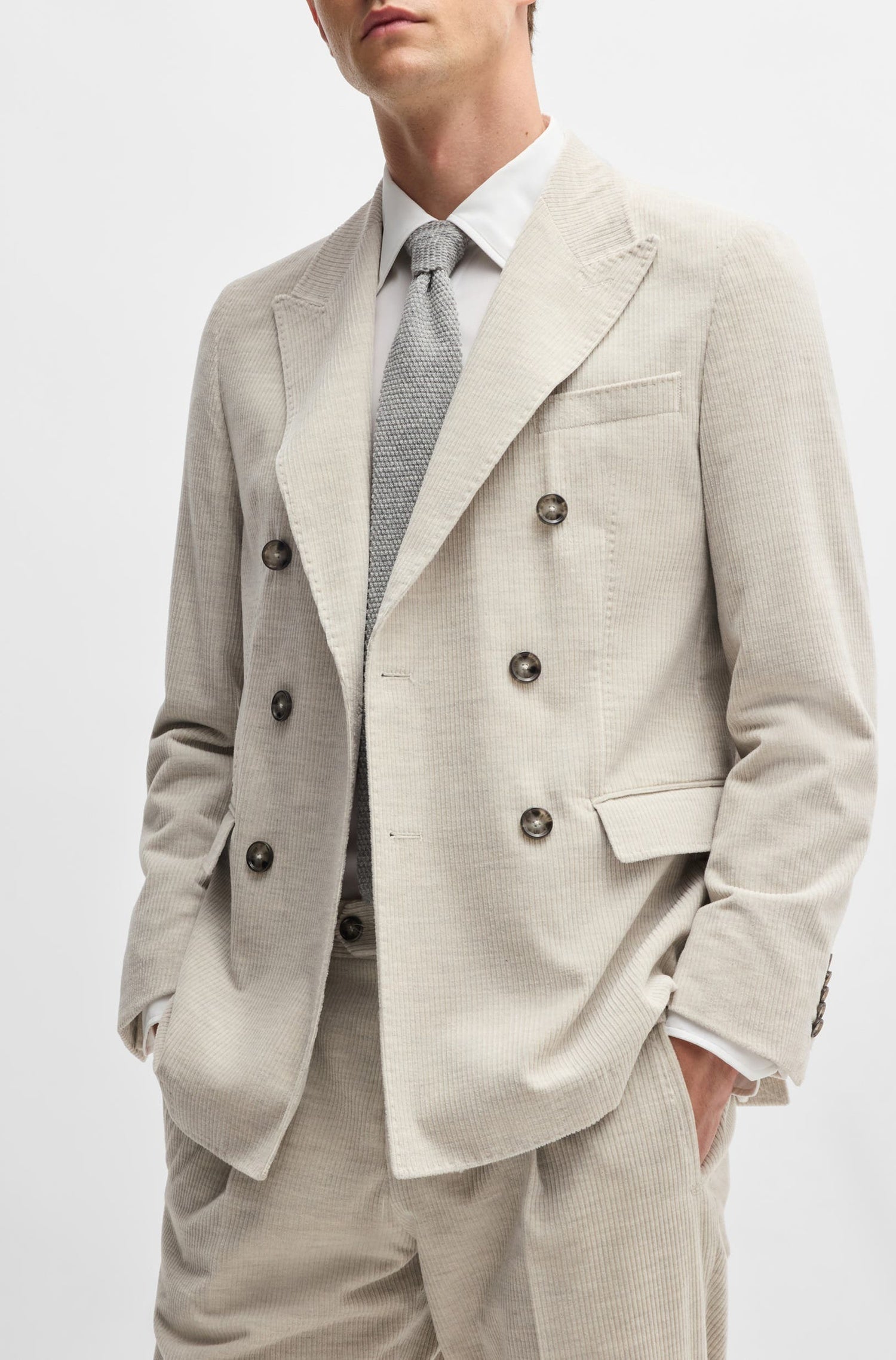 Veste de costume Heston - Natural