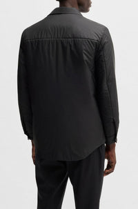 Chemise matelassée Carper avec poche - Black