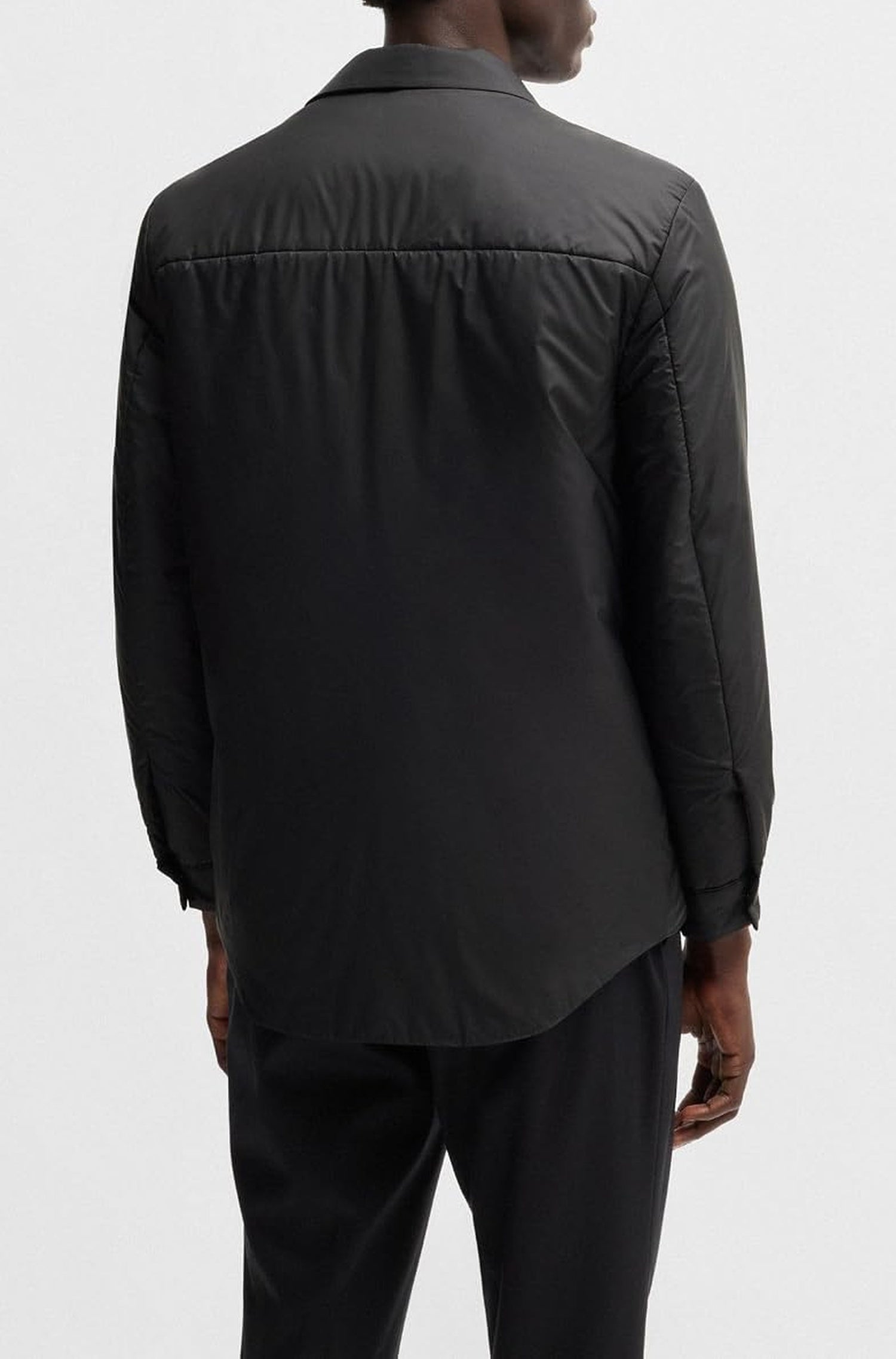Chemise matelassée Carper avec poche - Black