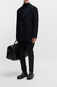 Manteau Clay en laine - Dark Blue