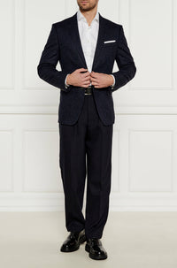 Veste de costume Hutson en laine - Dark Blue