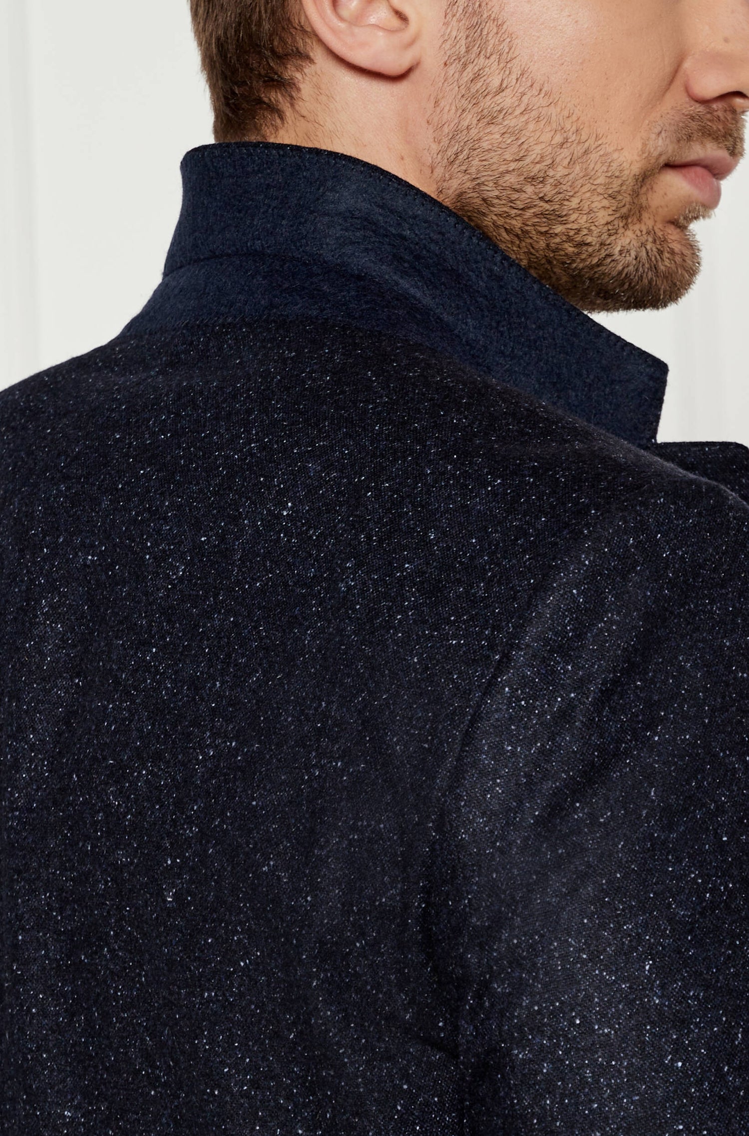 Veste de costume Hutson en laine - Dark Blue