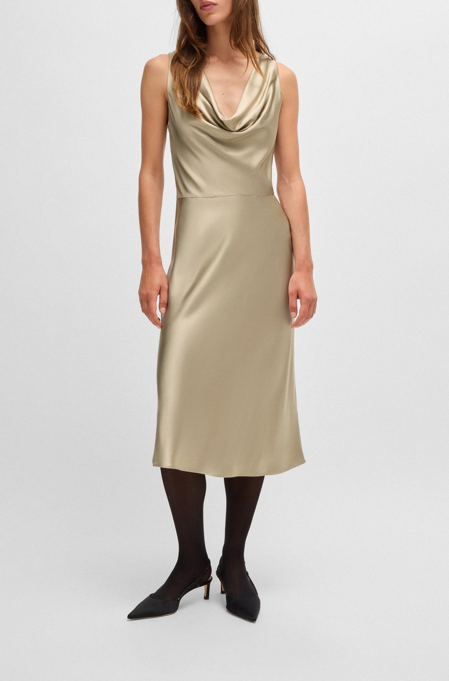 Robe de soirée Dawida - Open Beige