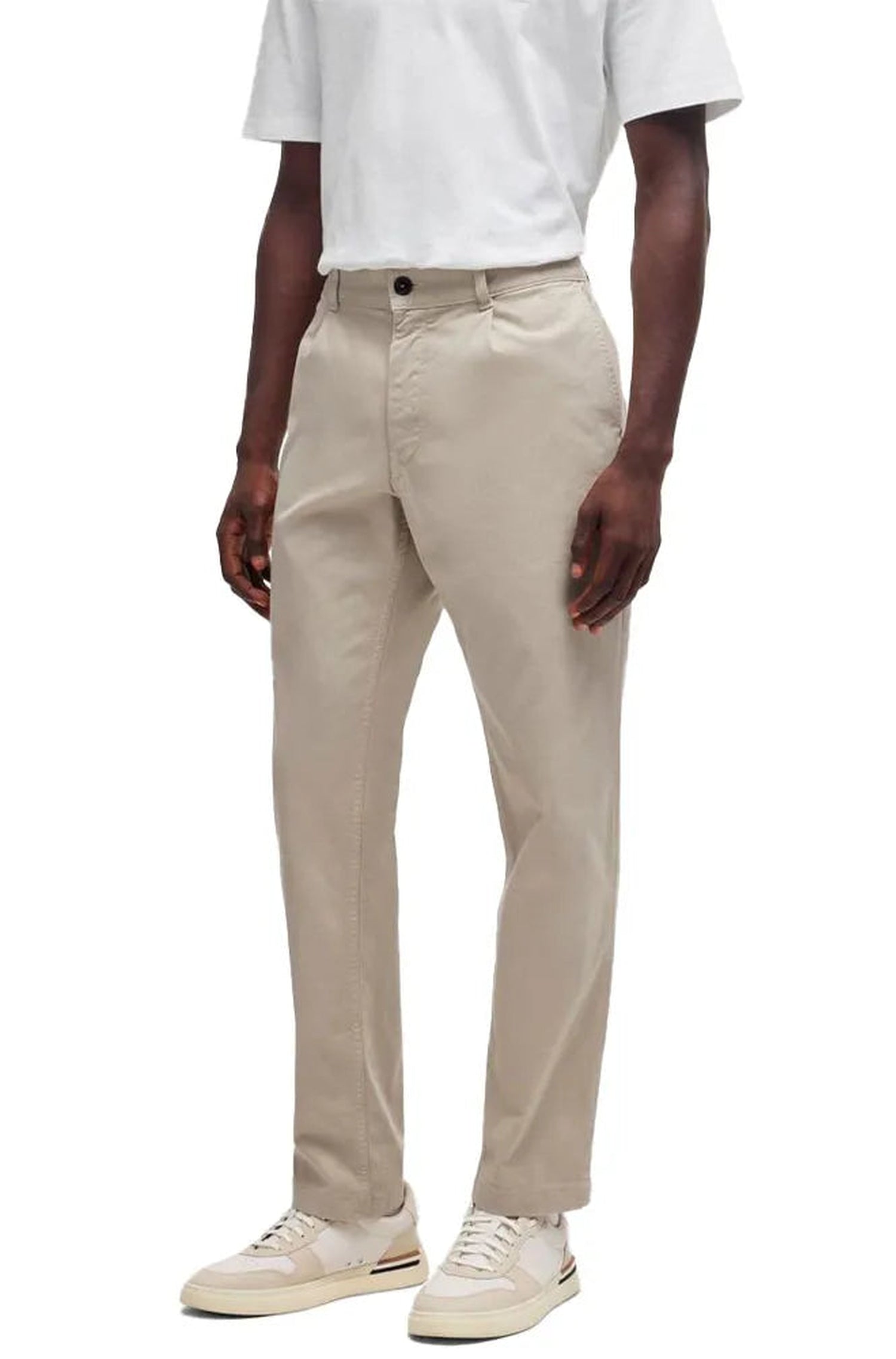 Pantalon Chino pleated - Light Beige