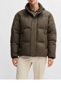 Doudoune George en laine - Dark Beige
