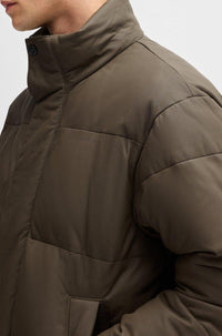 Doudoune George en laine - Dark Beige