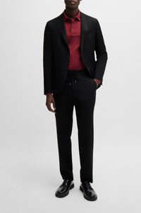 Veste de costume Hanry en lin - Black