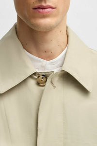 Manteau à col tailleur - Light Beige