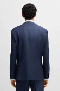 Costume deux pièces Huge en laine - Dark Blue
