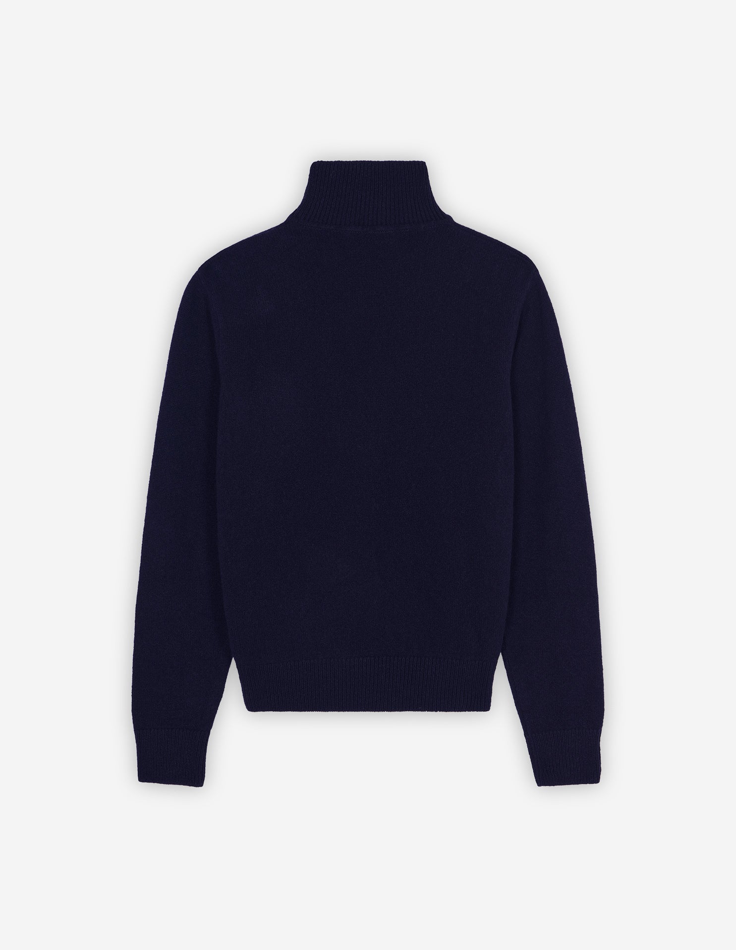 Pull Baby Fox à col roulé en laine - Navy