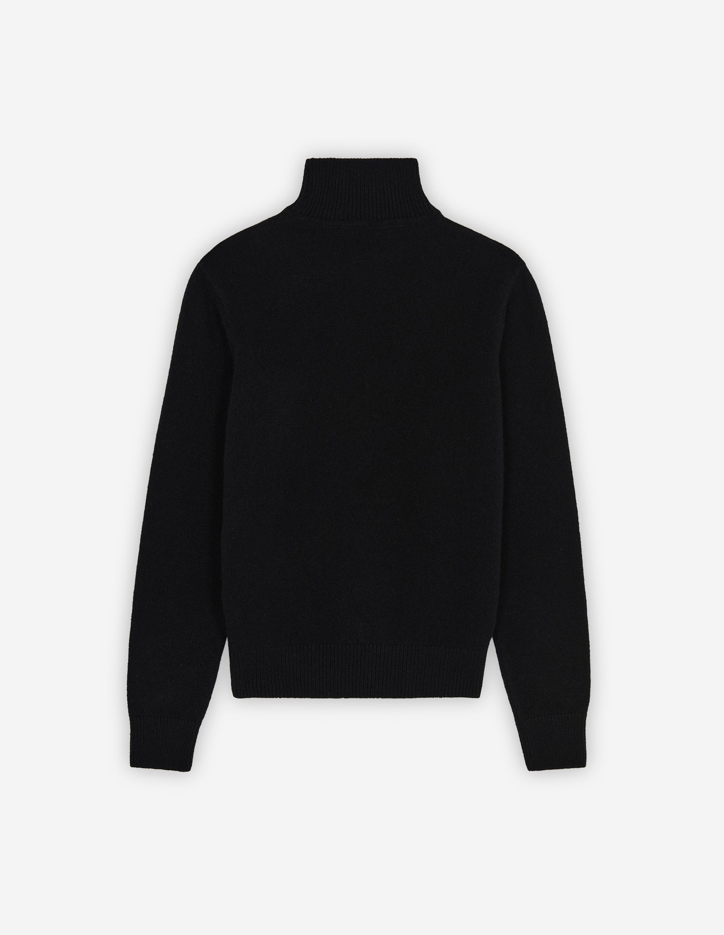 Pull Baby Fox à col roulé en laine - Black