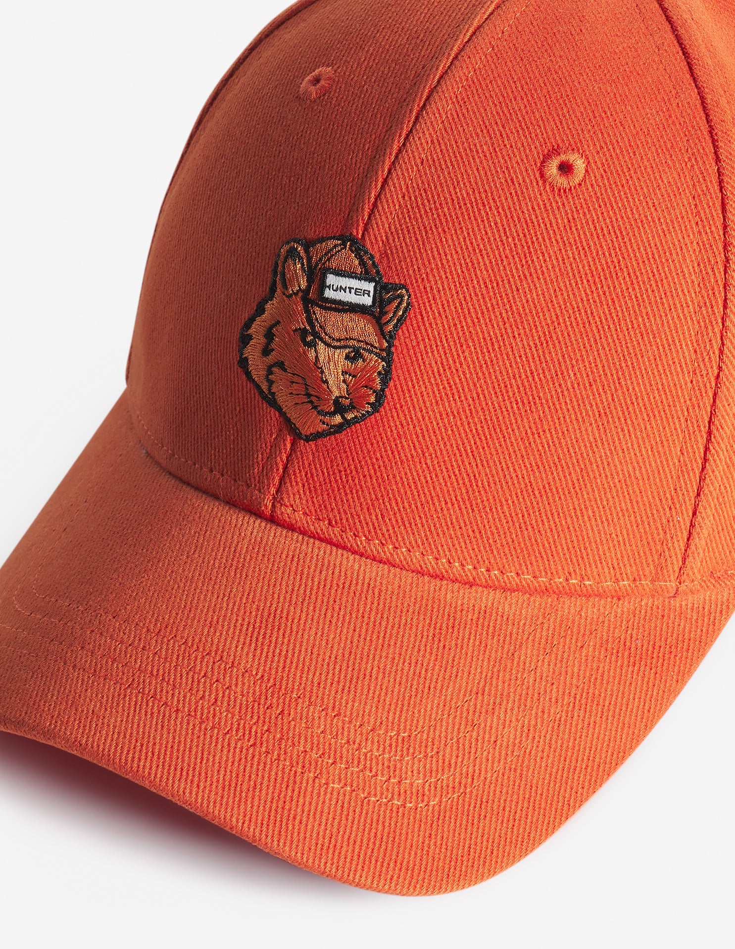 Maison Kitsuné X Hunter Fox Head Cap - Burnt Orange