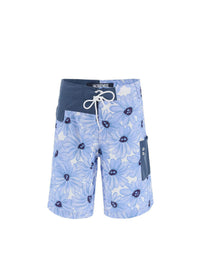 Maillot Surfeur - Print Blue Flowers
