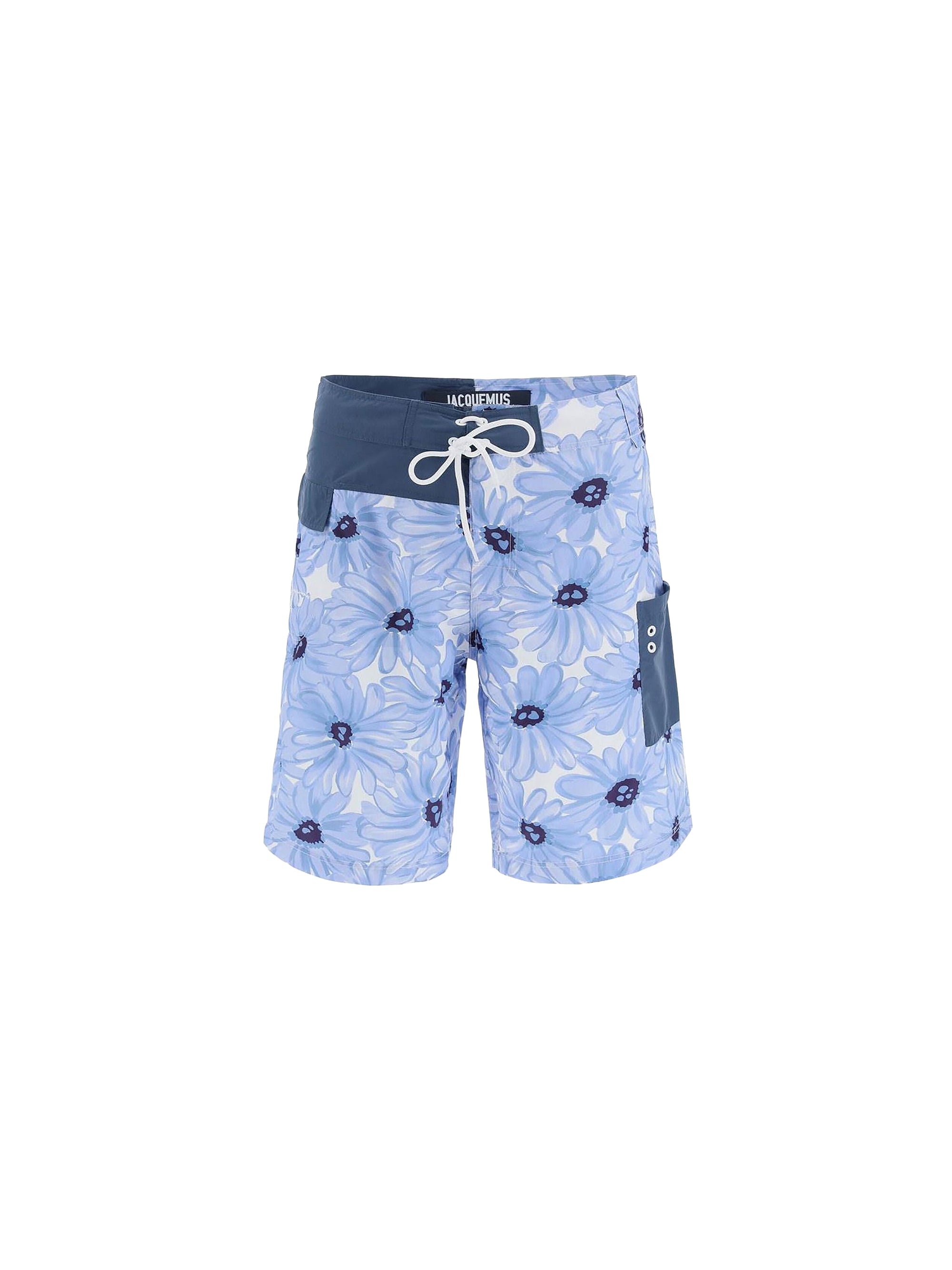 PRINT BLUE FLOWERS LE MAILLOT SURFEUR