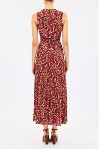 Robe Lana froncée - Orchid