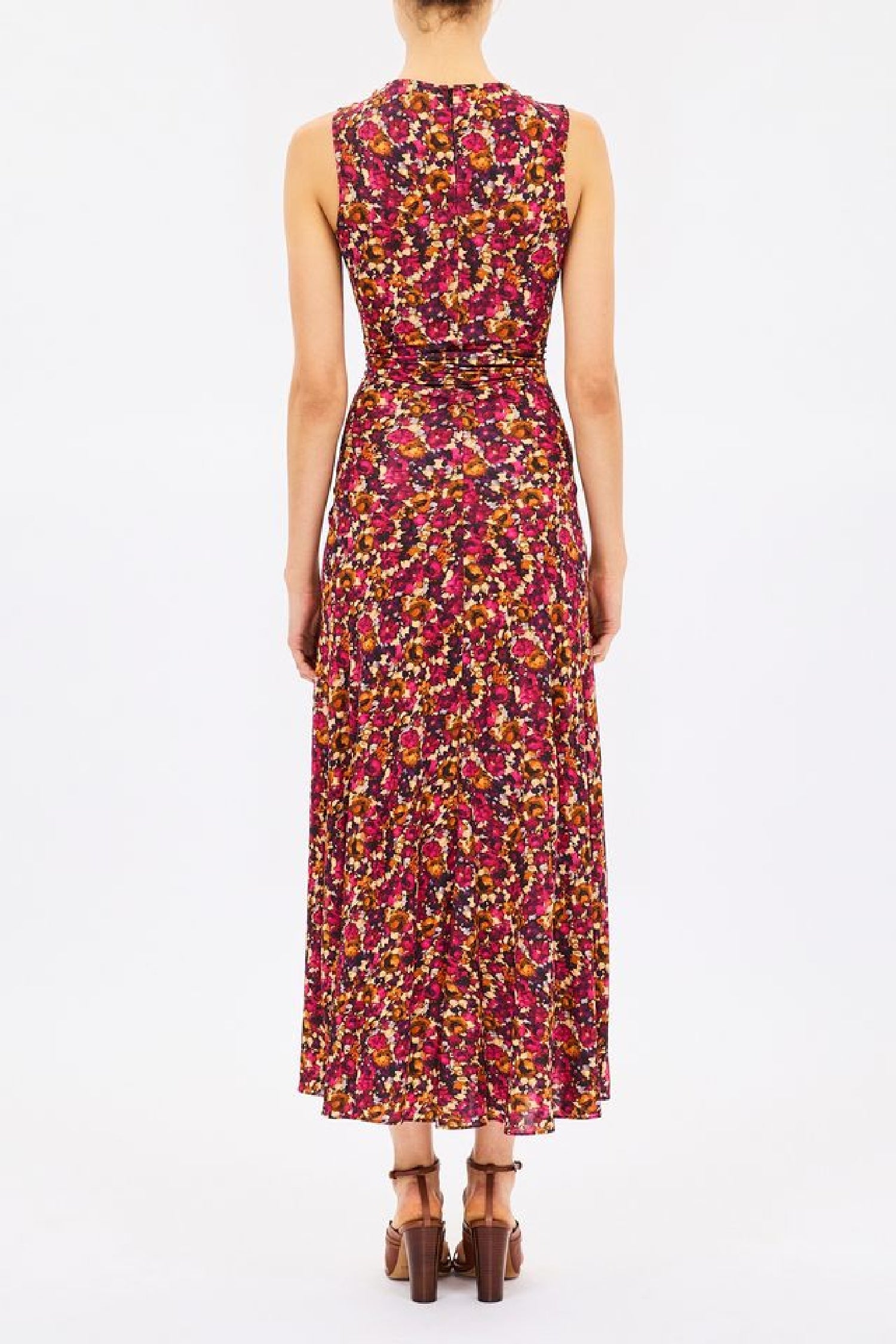 Robe Lana froncée - Orchid