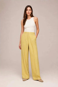 PALE YELLOW TAILORING PANTS (NR)