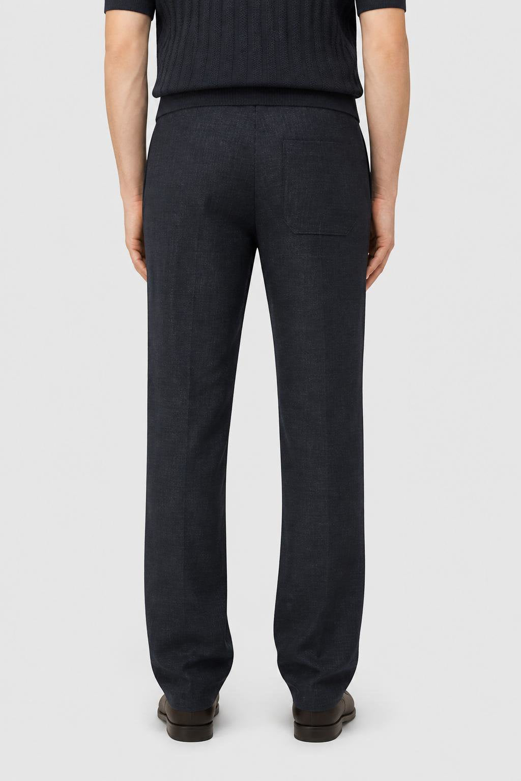 NAVY DRAWSTRING PANTS