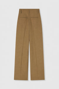 DARK CAMEL HERITAGE PANTS IN WOOL