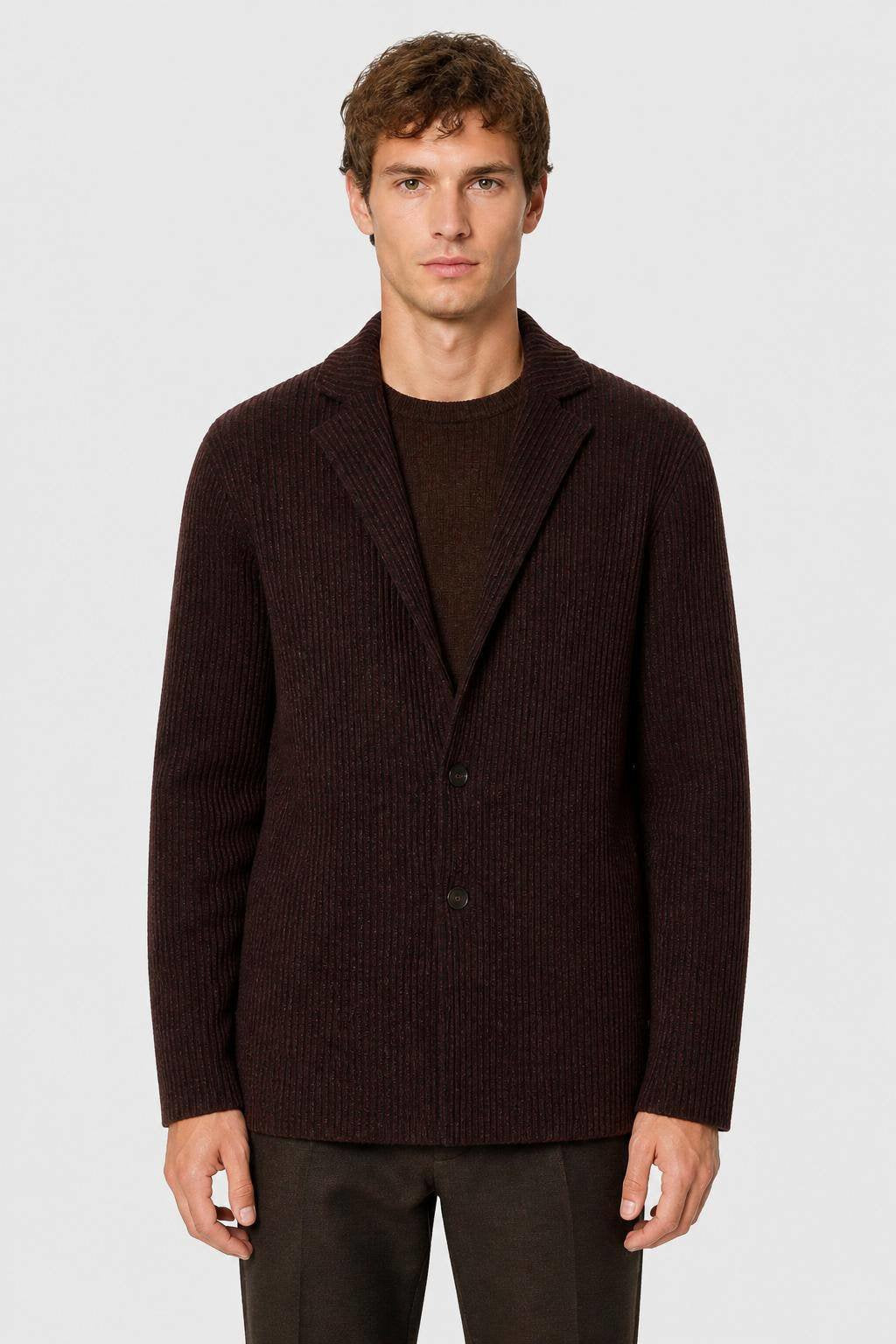 AMARANTO KNITTED BLAZER