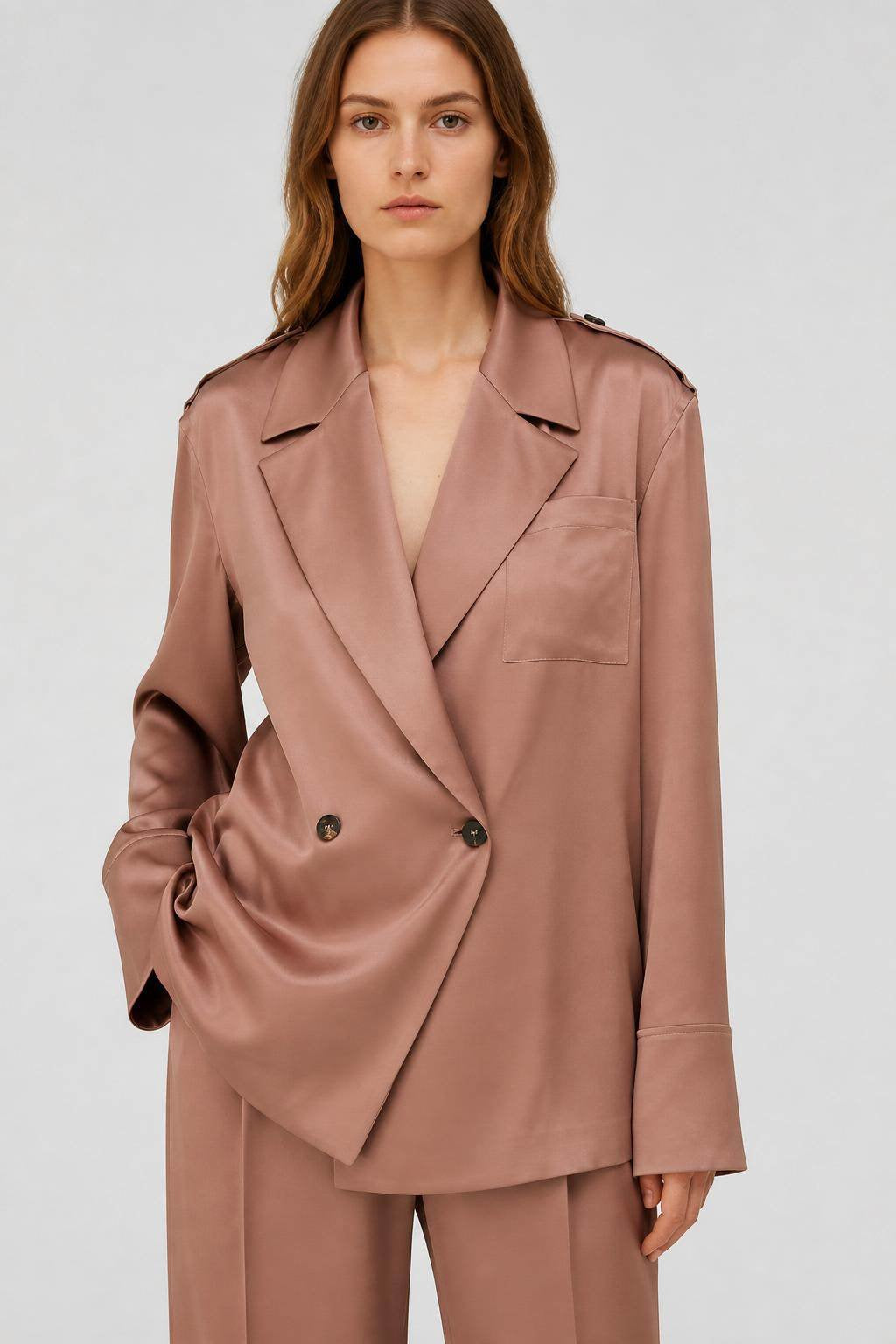 MAUVE JACKET BLOUSE