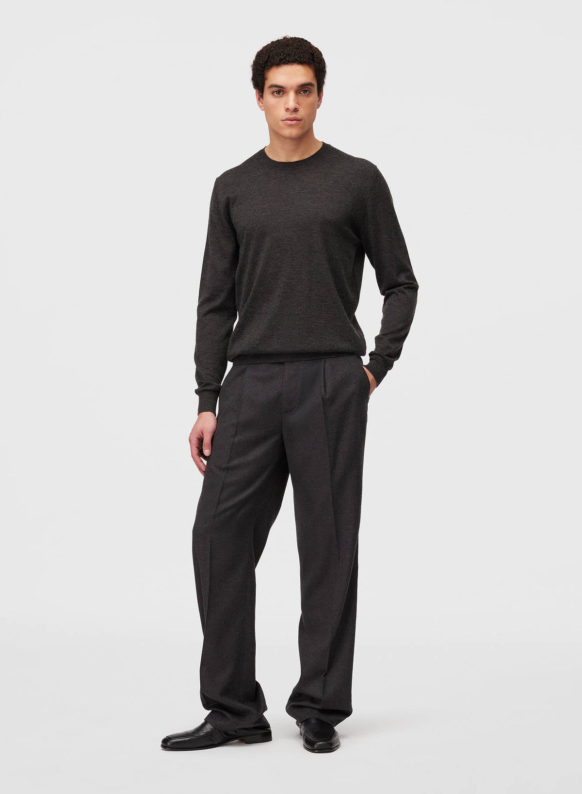 ANTHRACITE RELAXED PANTS