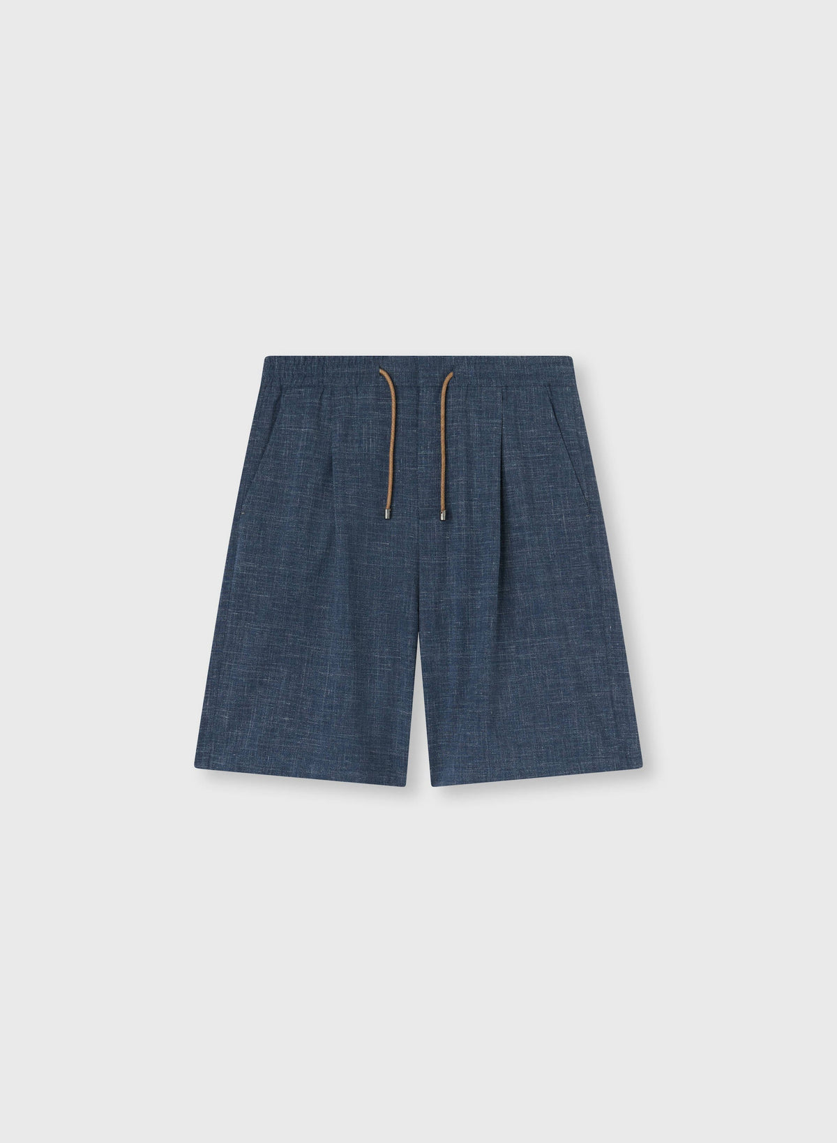 NAVY RELAXED BERMUDA