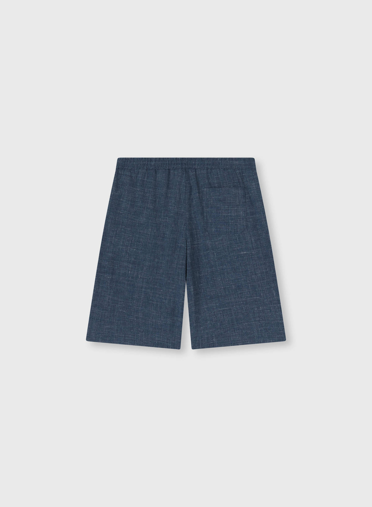 NAVY RELAXED BERMUDA