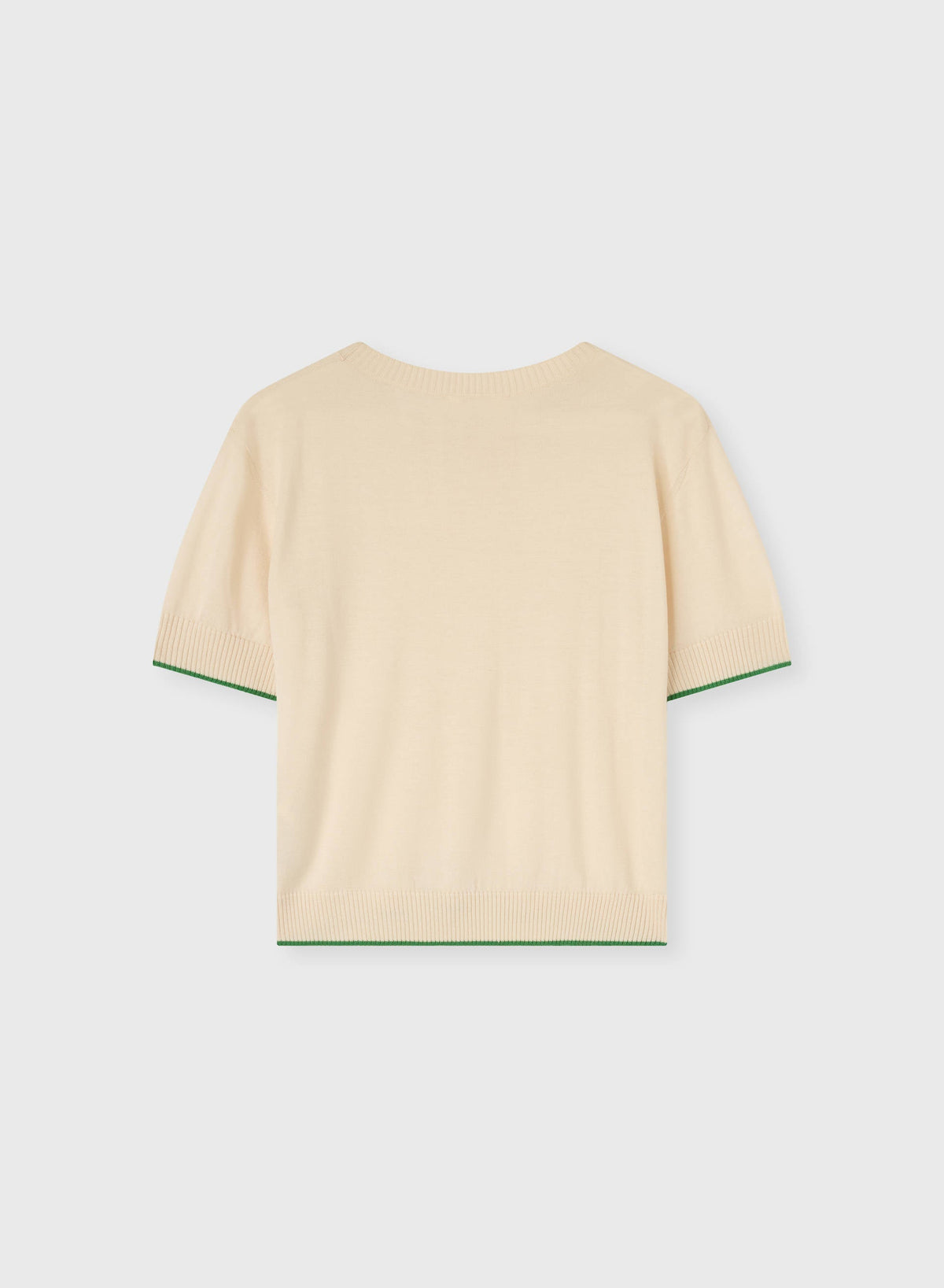 BUTTER WOOL AND SILK RELAXED T-SHIRT