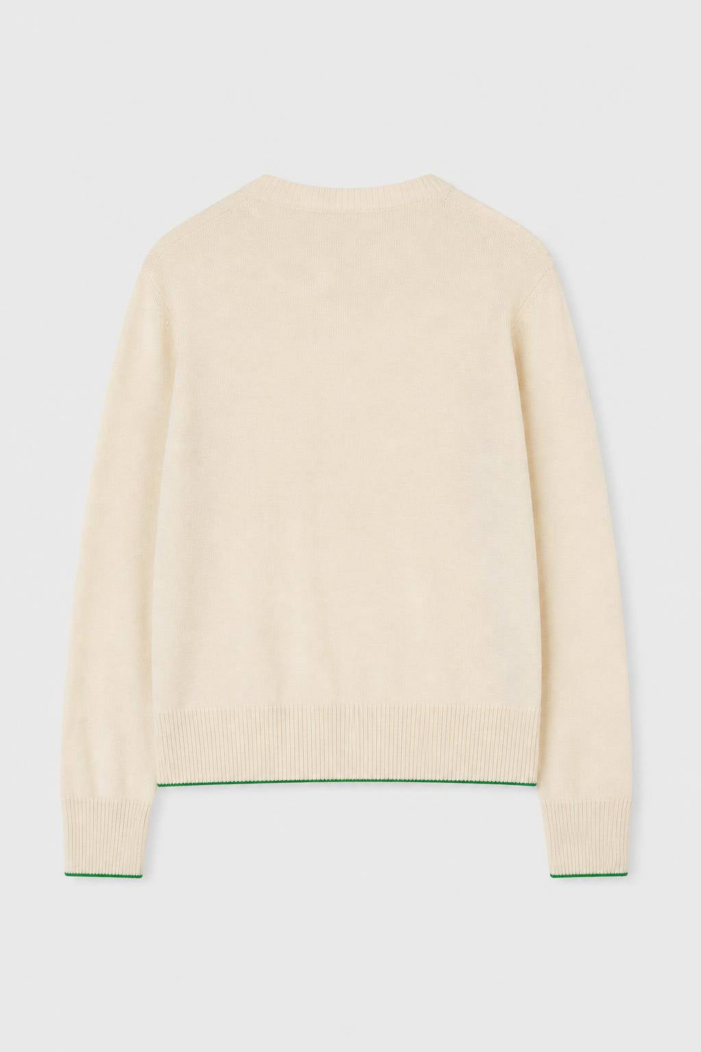 BUTTER WOOL AND SILK CREWNECK