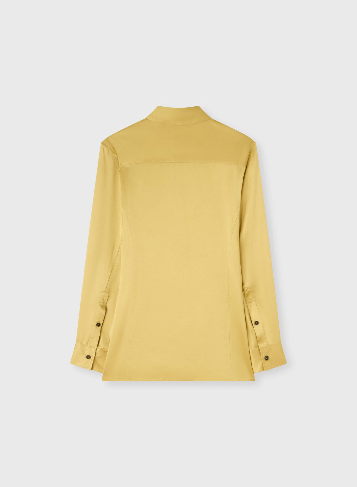 PALE YELLOW TIGHT FIT SHIRT