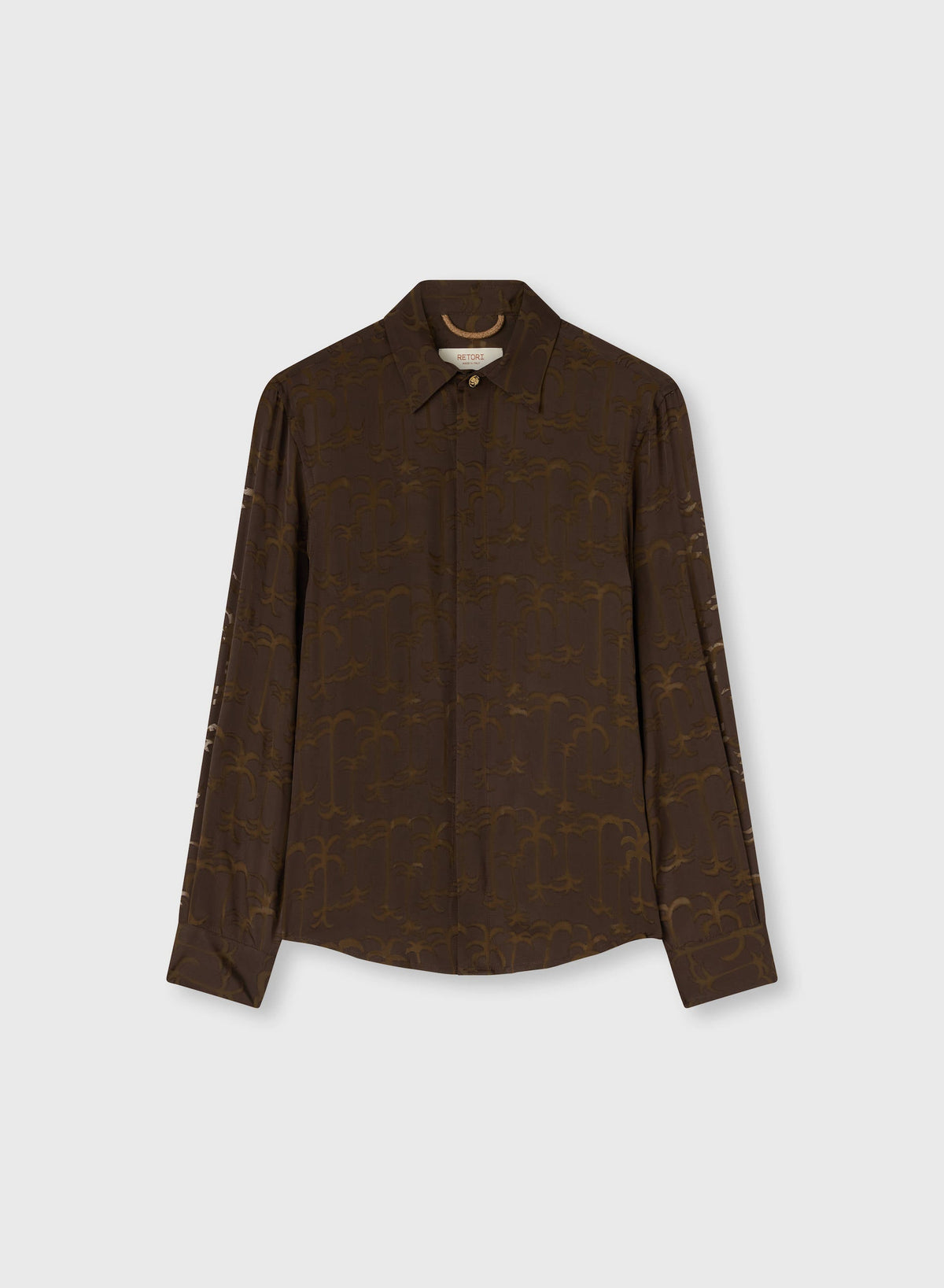 CHOCOLATE REGULAR FIT SHIRT (NR)