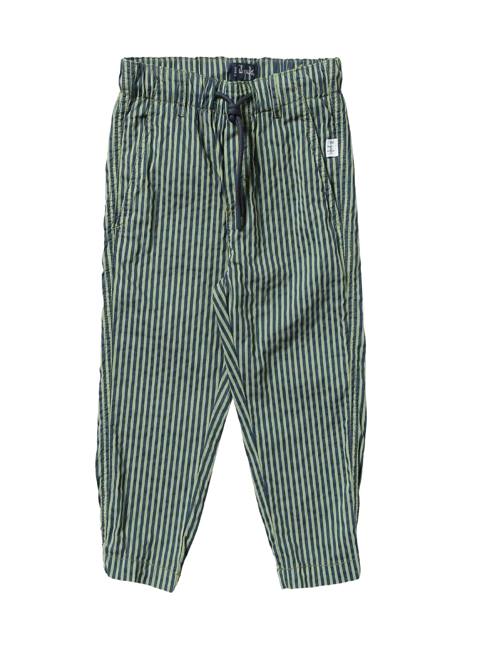 Pantalone in seerscuker rigato