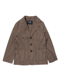 Blazer in seersucker effetto tecnico