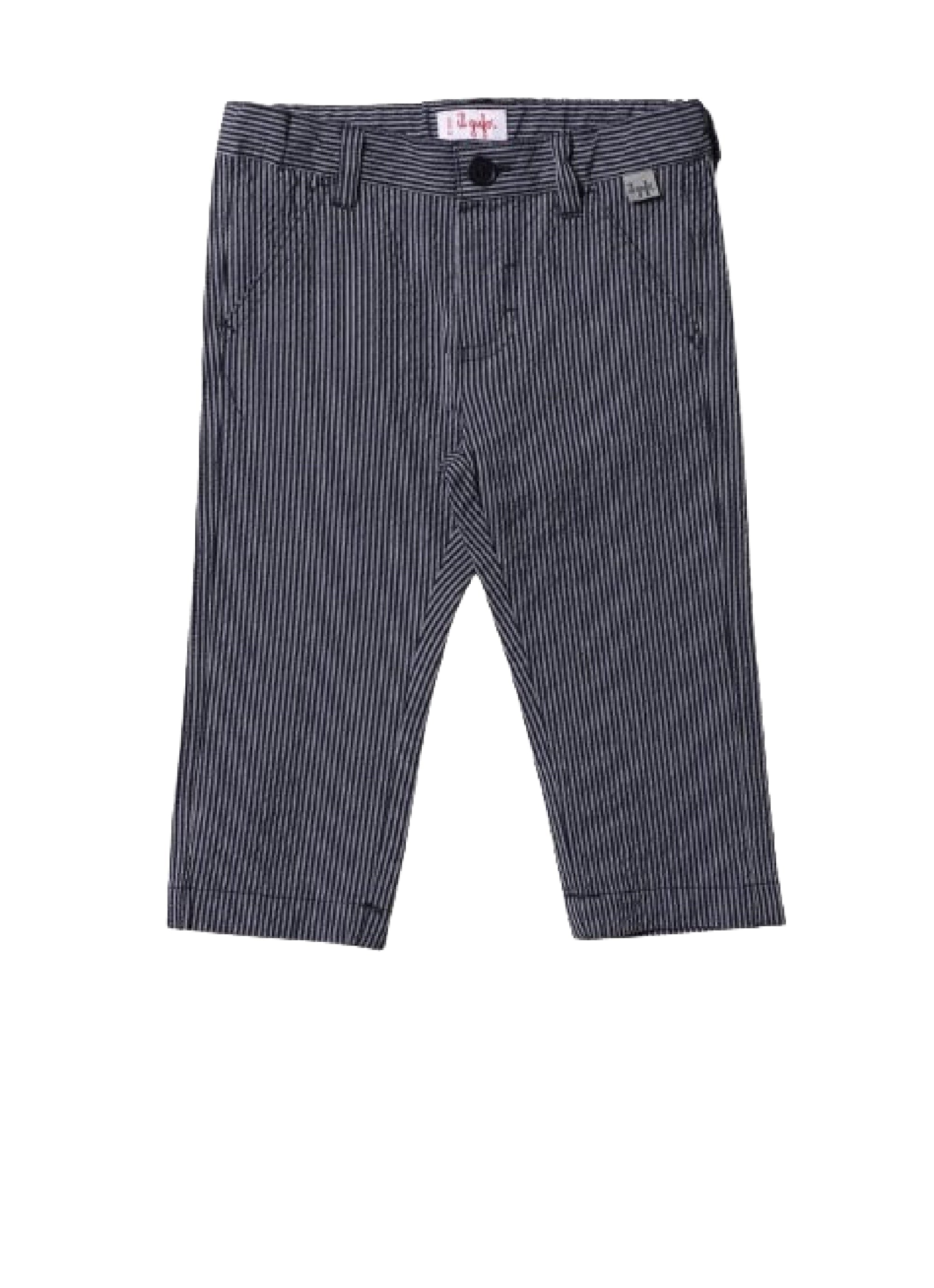Pantaloni in seersucker rigato
