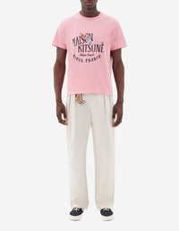 T-shirt Maison Kitsuné x Olympia Le-Tan - Bubble Gum Pink