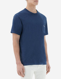 T-shirt avec écusson - Navy Melange