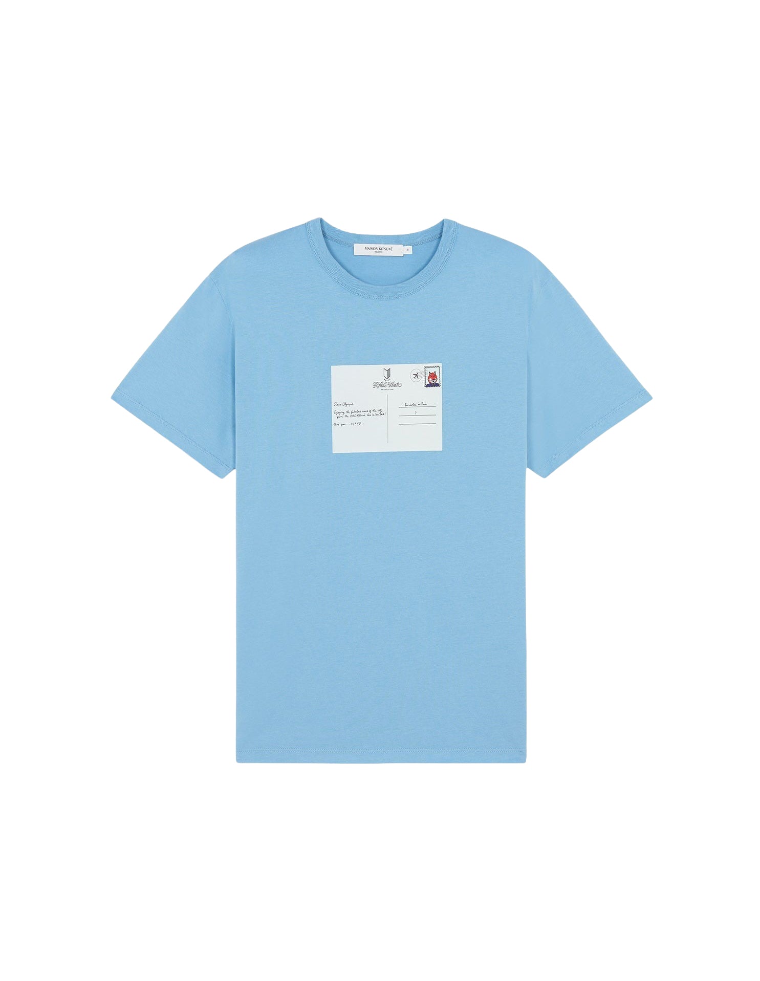 T-shirt Maison Kitsuné x Olympia Le-Tan - Baby Blue