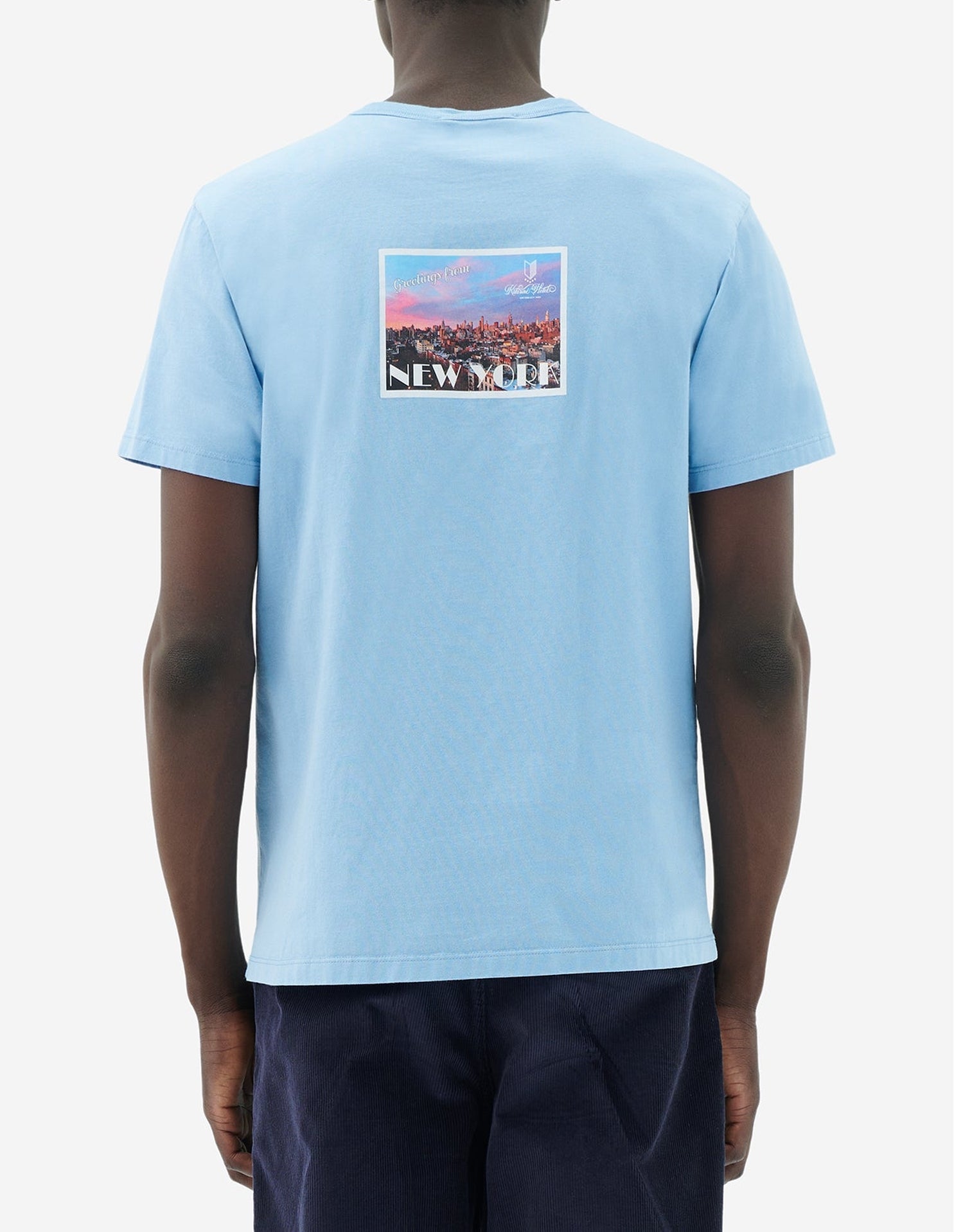 T-shirt Maison Kitsuné x Olympia Le-Tan - Baby Blue