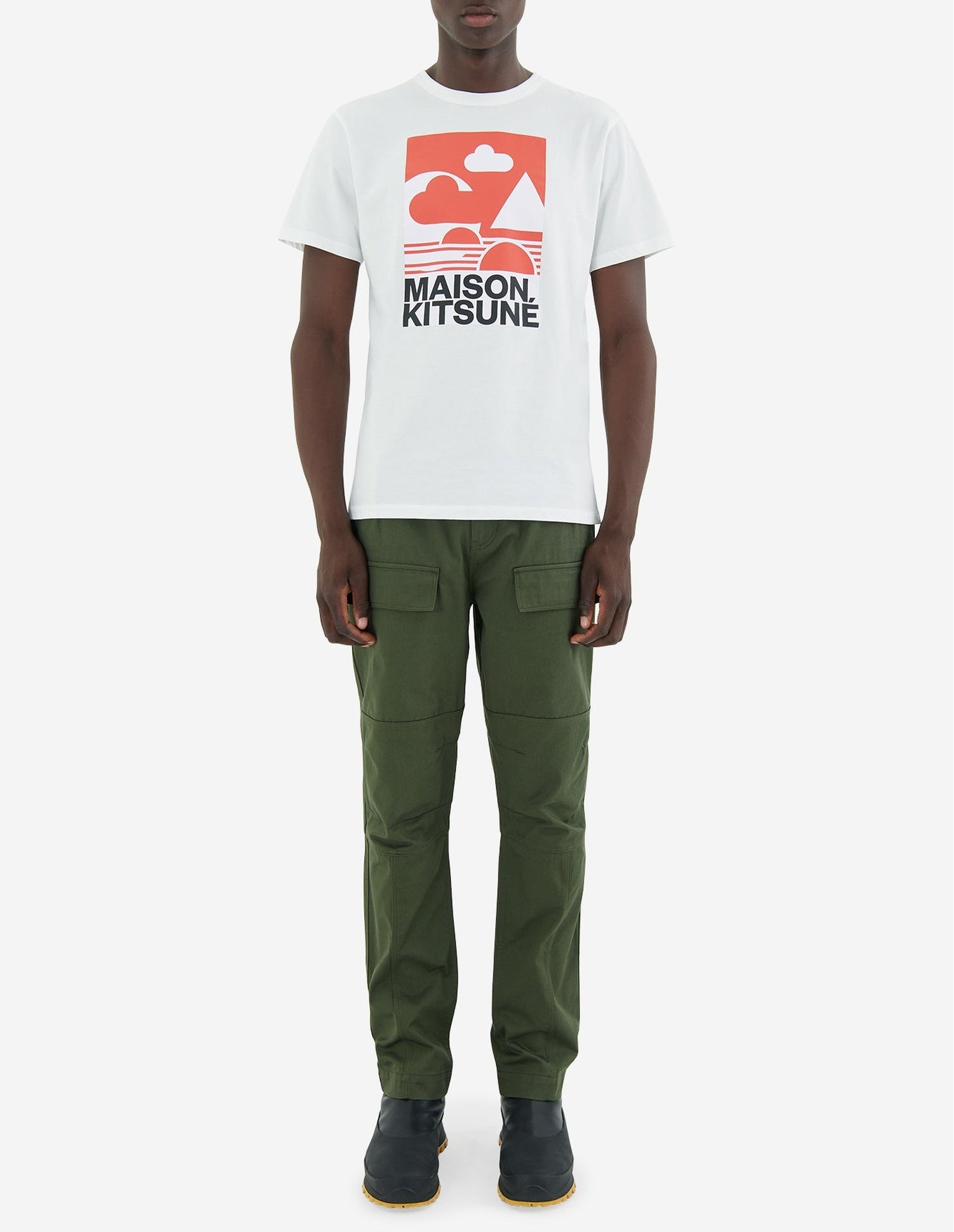 T-shirt Maison Kitsuné x Anthony Burill - White